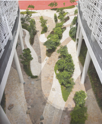Cảnh quan trường Đại học ITE West Singapore- một thiết kế giàu chất thơ