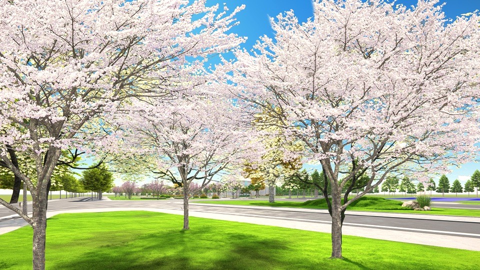 CẢNH QUAN CÂY XANH  TRUNG TÂM QUẢN LÝ ĐIỀU HÀNH VĂN PHÒNG THUỘC LÀNG VĂN HÓA-DU LỊCH CÁC DÂN TỘC VIỆT NAM